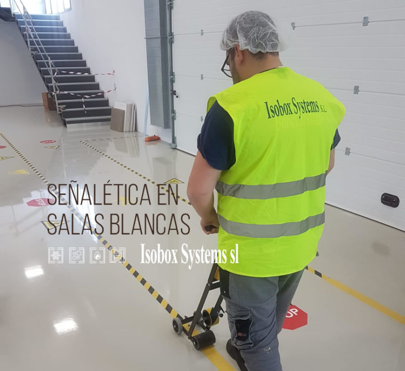 Señalética en salas blancas – Isobox Systems – Salas blancas